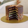 CHOCOLATE RAINBOW CAKE
