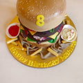 kfc burger fries cake