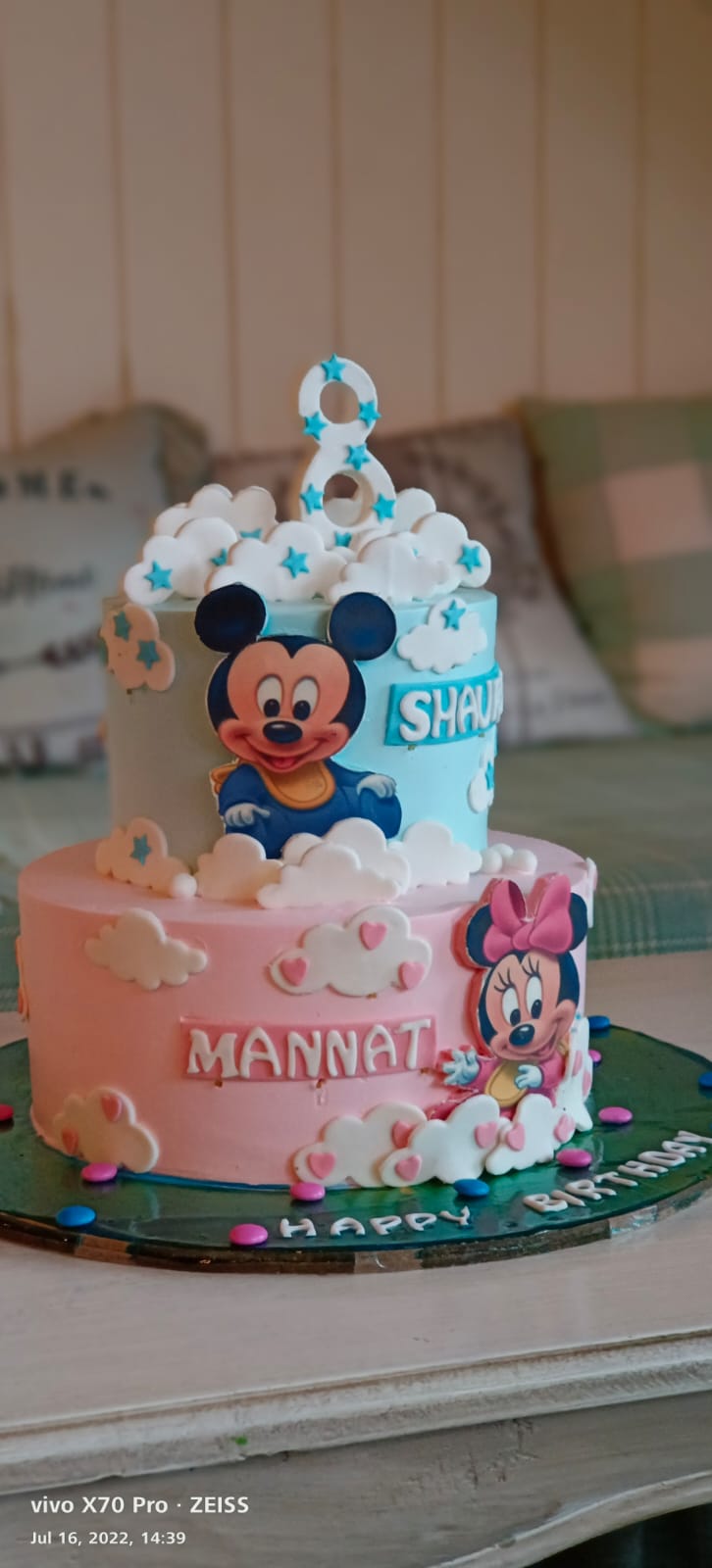 micky and minni cake