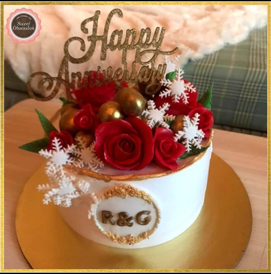 WINTER ROSE CAKE
